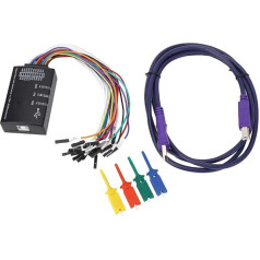 TONIXY Компактный 16K USB логический анализатор 100M Частота дискретизации Мультипротокольный анализ для SPI, UART, CAN, JTAG, 1-Wire