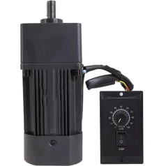 Getriebemotor 1 Stück 5RK40RGN-CF Drehzahlminderer-Getriebemotor 40 W 220 V AC einphasig 90 x 90 mm Rahmen einstellbarer Drehzahlreglermotor Variabler(20k)