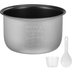 BESTonZON Rice Cooker Liner Stainless Steel Rice Cooker Pot Universal Inner Pot Replacement Parts for Kitchen Rice Cooker Pot Indoor Pot