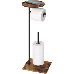 Держатель для туалетных рулонов, отдельно стоящий держатель для туалетной бумаги с верхней полкой, подставка для туалетной бумаги, наполь