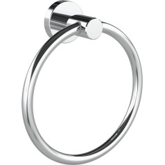 WZRUA EG-61611-C Полотенцедержатель Кольцо Полотенцедержатель Хром Нержавеющая сталь Полотенцедержатель круглый для ванной комнаты и кухни