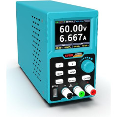 Kiprim Лабораторный источник питания программируемый 0-60V 0-20A Макс 400W выходная мощность USB интерфейс программное обеспечение на USB Stick для лабо