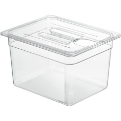 Контейнер Sous Vide 11 литров с крышкой практически для всех погружных термостатов Crystal Clear Polycarbonate Accessory Set (12 кватров с крышкой)