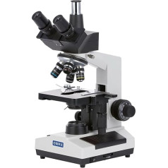 AmScope M837ZL OMAX 40X-2500X Тринокулярный биологический композитный микроскоп со сменным светодиодным освещением