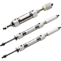XHFTFNLTI 1 x CDJ2B XC8 verstellbarer Mini-Zylinder CJ2 pneumatischer Kolbenstift, Einzelstange
