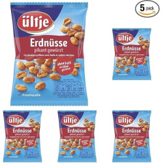Арахис ültje, пряные специи, обжаренный без жира, 200 г (упаковка из 5)