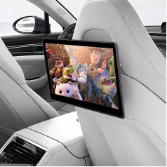 Портативный автомобильный телевизор для заднего сиденья с Bluetooth, 10,1-дюймовый сенсорный IPS видеоплеер, поддержка Carplay и Android