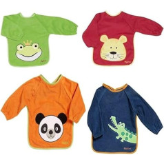 Playshoes Набор из 4 махровых нагрудников для полотенец Эконом упаковка 507136 (Набор из 4)