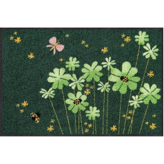 Salonloewe Lucky Time Door Mat 50 x 75 см Входной коврик с мотивом для внутреннего и наружного использования Моющийся коврик для прихожей с красивым дизайн
