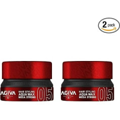 Agiva Аква воск для укладки волос Mega Strong 05 красный 155 мл упаковка из 2 штук