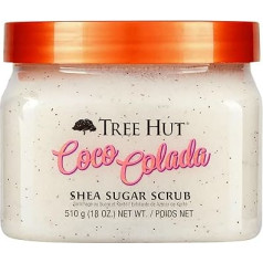 Tree Hut Shea Sugar Scrub Coco Colada, 510,3 г, Ультраувлажняющий и отшелушивающий скраб для питательного ухода за телом