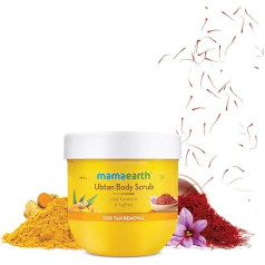 Mamaearth Ubtan Скраб для тела с куркумой и шафраном для удаления загара 200 г