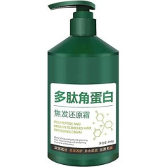 Полипептид -Кератин -Feuchtigkeitsfeuchtigkeitsglättung Haarschäden Reparaturcreme, tiefe Konditionierungsmaske, feuchtigkeitsspendende Glättung Schäden Reparatur, Nahrung, für trockene Haare (1pc)