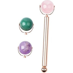 Healeved Уход За Кожей Инструмент Красоты Ролик Для Лица Инструмент 1 Набор / 4 Шт. Ролик Лица Ролик Нефрит Лица Ролик Набор Массажер Прокрутить 