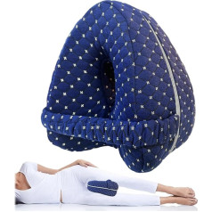 Подушка для колена Gonggi для сна на боку, Revoget выравнивающая подушка для колена, подушка для поддержки позвоночника и бедер из пеноматериала 