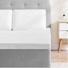 Orshinal Матрас Топпер 140 x 200 см, высота матраса 6 см, сертифицирован Oeko-Tex®, изготовлен из двух степеней жесткости H2 и H3 Gel Memory Foam, съемный и моющий