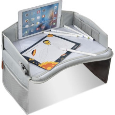 Kd Essentials Детский дорожный столик и лоток для автомобиля - игровой столик / детский столик для заднего сиденья, самолета, поезда, обеденный ст