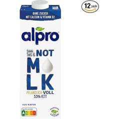 Alpro This Is Not MLK Drink Vegetable & Full 3,5%, 1 л, прочный, 100% растительного происхождения, содержит кальций, витамины D и много клетчатки, без сахара (упаковк