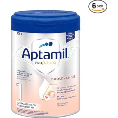 Aptamil Profutura DUOAdvance 1 - Первородное молоко с рождения, с ДГК, без лактозы, без пальмового масла, детское питание, молочная смесь, 1 x 800 г (упаковка и