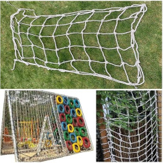 Amacthysh Climbing Net, прочный большой Climbing Net для детей на открытом воздухе, военное игровое оборудование, веревочная лестница, дом на дереве, рамка 