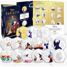 FANTASY CLUB 14 памятных монет к 80-летию Фантазии, представленных в красивом коллекционном альбоме ограниченным тиражом