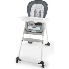 Ingenuity Nash Trio 3-в-1 стульчик для кормления, стульчик для малышей и бустерное сиденье. Растет, легко чистится с помощью ремня безопасности и поду