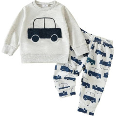 Детские Одежда Набор Детские Мальчики С Длинным Рукавом Топы Брюки 2 Шт. Одежда Наборы Экипаж Шеи Толстовки Новорожденный Набор Экипировка