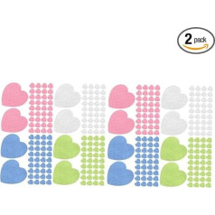 PACKOVE 2 Sätze Nagelentferner Baumwolle Pads Tücher Polieren Gel-nagellackentferner Machen Easy Putz Reisegröße Kleber Wischt Wimpernverlängerungen Ab Schmelzgeblasenes Tuch 800 Blatt*2