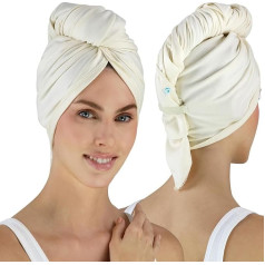 Полотенце из расчесанного хлопка Hair RePear Anti Frizz - не обработанное, не окрашенное и не отбеленное - способствует здоровью натуральных волос - о