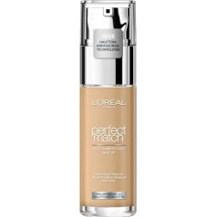 L'Oréal Paris Perfect Match Make-Up No. 3.N Creamy Beige, жидкая тональная основа с гиалуроном и алоэ вера, 30 мл