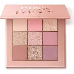 WYCON cosmetics Pink Power Eyeshadow Palette с 9 тенями для век матовой и шиммерной текстуры