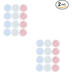 Beaupretty 2 Sätze Reinigungspad Aus Bambusfaser Pads Kontrolle Gel Haut Wiederverwendbare Stilleinlagen Einfache Tücher Entferner Mikrofaser Reiniger Maske Gesicht 12 Stück * 2