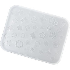 Профессиональные Силиконовые Ногти Искусство Форма Звезда Форма Ногтей Аксессуары Маникюр Шаблон Подвеска Формы Силиконовые Текстура Дл