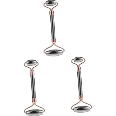 MERRYHAPY 3 x роликовый массажер для ухода за кожей Наборы глаз ролик массаж лица ролик для женщин нефрит кожи ролик лицо царапины щетка очистит