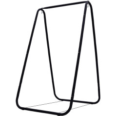 Сверхмощная подставка для гамака A-Frame, портативная металлическая подставка для качелей для использования в помещении и на улице, устойчив