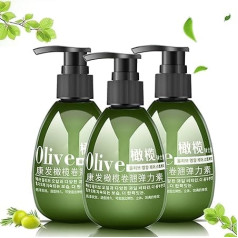 Увлажняющий оливковый эластификатор для ухода за локонами, укрепляющий крем для волос с оливковым маслом, увлажняющий и питательный крем 