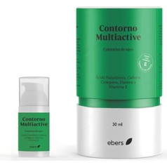 Ebers Multiactive Eye Contour, 30 мл, от мешков и темных кругов, кофеин, гиалуроновая кислота, коллаген, эластин и витамин Е