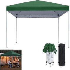 Беседка складная Антрацит Pop Up Folding Gazebo 3 x 3 м Водонепроницаемая Зимняя Устойчивая Ультрафиолетовая Защита Садовая Беседка Садовый Тент Веч