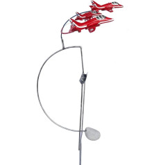 Скульптура для сада RAF Red Arrows Aeroplane Wind Spinner Sculpture