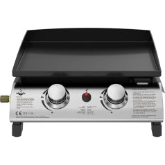 Газовый барбекю El Fuego® Austin II Plancha в комплекте с газовым шлангом и регулятором давления 2 основные горелки по 2,5 кВт Гриль-барбекю AY 4410