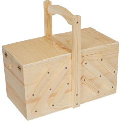 Деревянный ящик для шитья Artemio, бежевый, 32 x 16 x 29 см