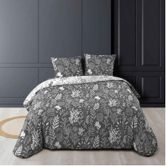 Douceur d'Intérieur Suzanne 1644161 3-х секционное постельное белье 240 x 220 см 100% хлопок антрацит