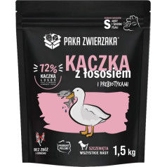 Набор для животных Седьмое небо утка с лососем для щенков 1,5 кг