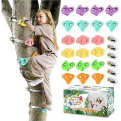 TOPNEW 20 детских скалодромов Ниндзя, скалодромы для взрослых, с поясом с 6 шипами, используется для тренировок на поле препятствий воинов-нинд