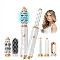 Новый Airstyler 5 в 1, Pro Hairstyler Air Styler Set, Ion Hair Styler Blow Dryer Brush with 1000 W Hair Dryer & Styler for Curls, Volume and Smoothness, Round Brush Blow Dryer, Give Hair Volume