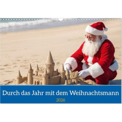На протяжении всего года с Вейнахтсманом (Wandkalender 2026 DIN A3 quer), CALVENDO Monatskalender: Ein Hauch Weihnachten das ganze Jahr. (CALVENDO Spass)