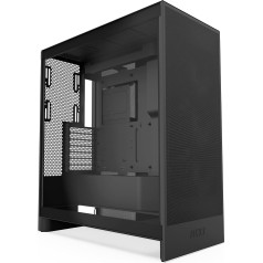 NZXT H7 Flow | Mid-Tower ATX Airflow Case | До 3 х 120 мм нижних вентиляторов для прямого охлаждения GPU | 3 х 120 мм фронтальных вентилятора | 420 мм опорная пластина р