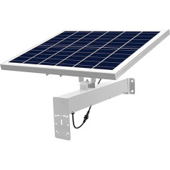 Sonnenkollektoren, 40 W Solarpanel, Wasserdicht, Eingebauter Akku, 12 Ah, 12 V, 4 A, Geeignet