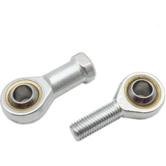 OZXJW 4 Stück 5 мм/6 мм/8 мм/10/12 мм/16 мм/18 мм/20 мм männlich/weiblich SA SI T/K POSA8 PHSA8 Kugelgelenk metrisches Gewindestangenkopflager(SI5 5mm,правая резьба)