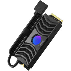 Lexar NM1090 2TB SSD PCle Gen5x4 NVMe, M.2 2280, PCIe 5.0 SSD с радиатором, скорость чтения до 12000 МБ/с, внутренний твердотельный накопитель для игр, фотографии, редакт